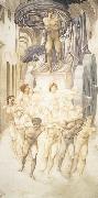 Burne-Jones, Sir Edward Coley The Sleep of king Arthur in Avalon Spain oil painting artist